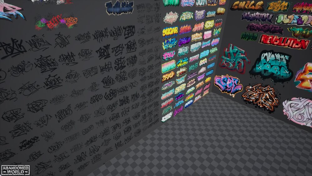 Graffiti Pack Decals 5 in 1 