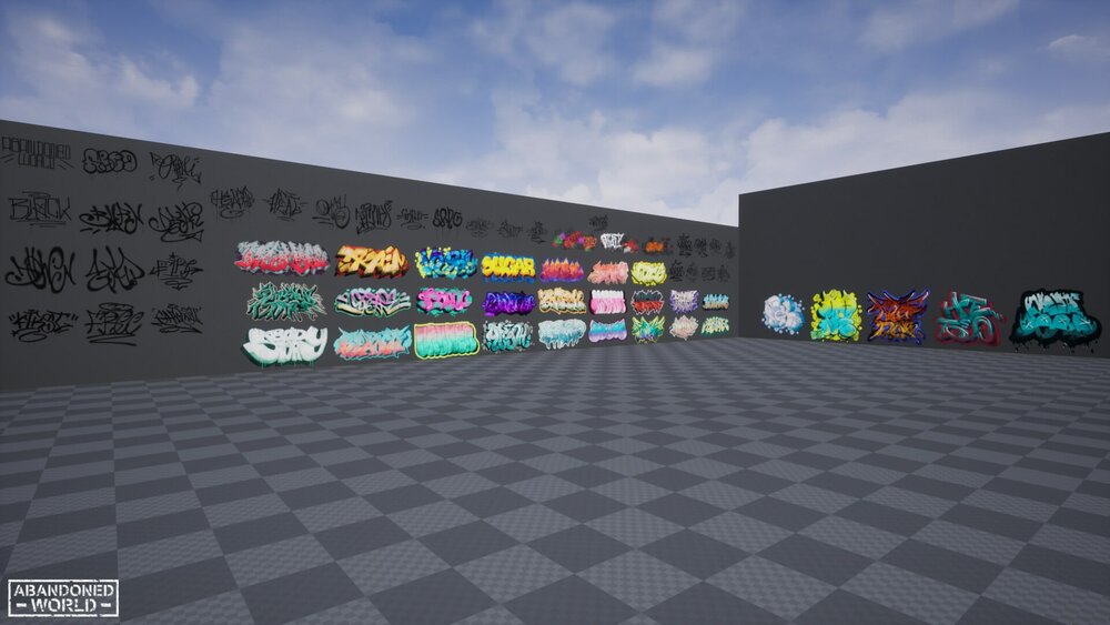 Graffiti Pack Decals 5 in 1 