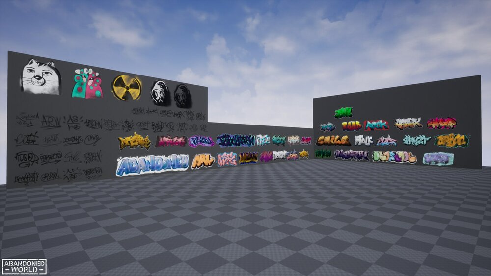 Graffiti Pack Decals 5 in 1 