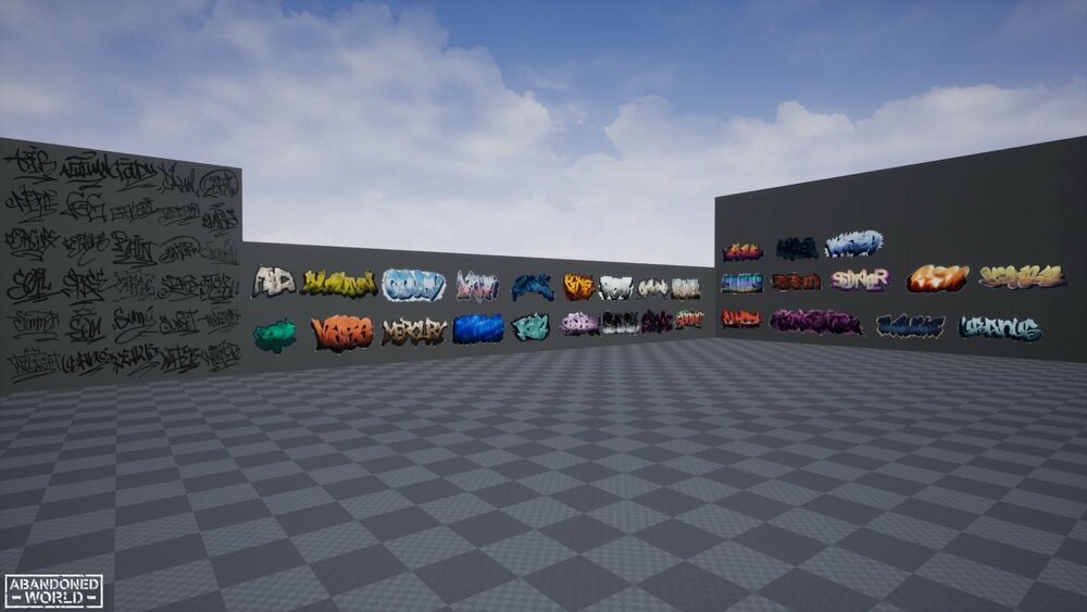 Graffiti Pack Decals 5 in 1 