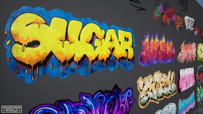 Graffiti Pack Decals 5 in 1 