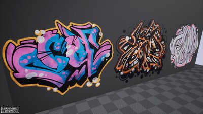 Graffiti Pack Decals 5 in 1 