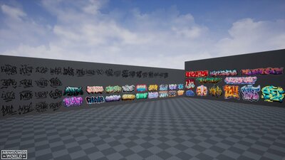 Graffiti Pack Decals 5 in 1 