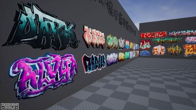 Graffiti Pack Decals 5 in 1 