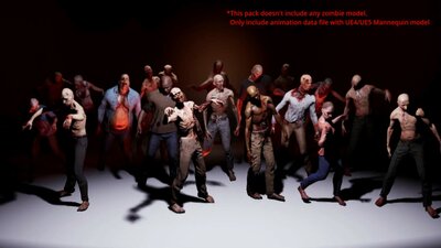 22 Zombie Walk Motion Pack by JKMotion 