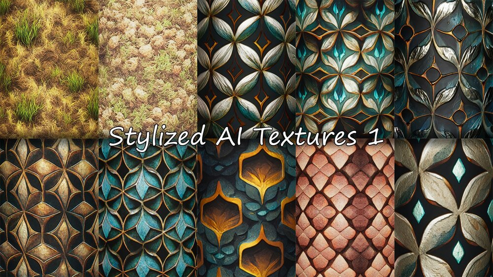 Stylized AI Textures 1 