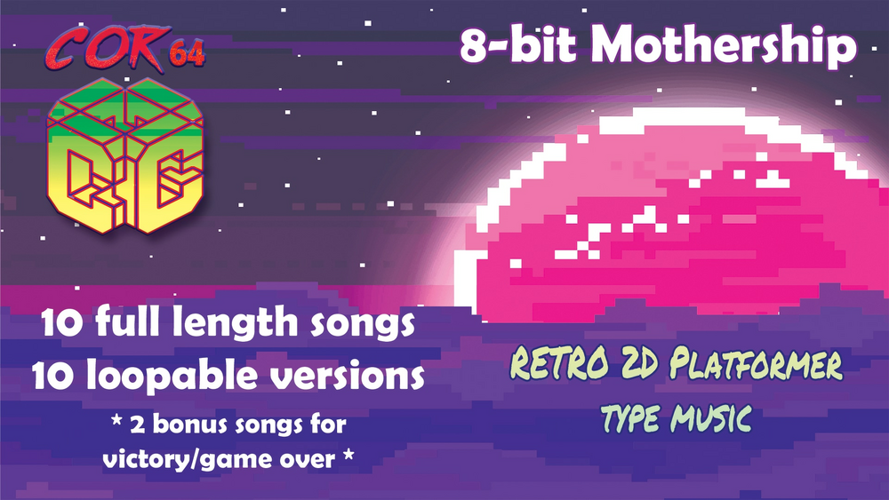 8-bit Mothership (retro 2d platformer music pack) 