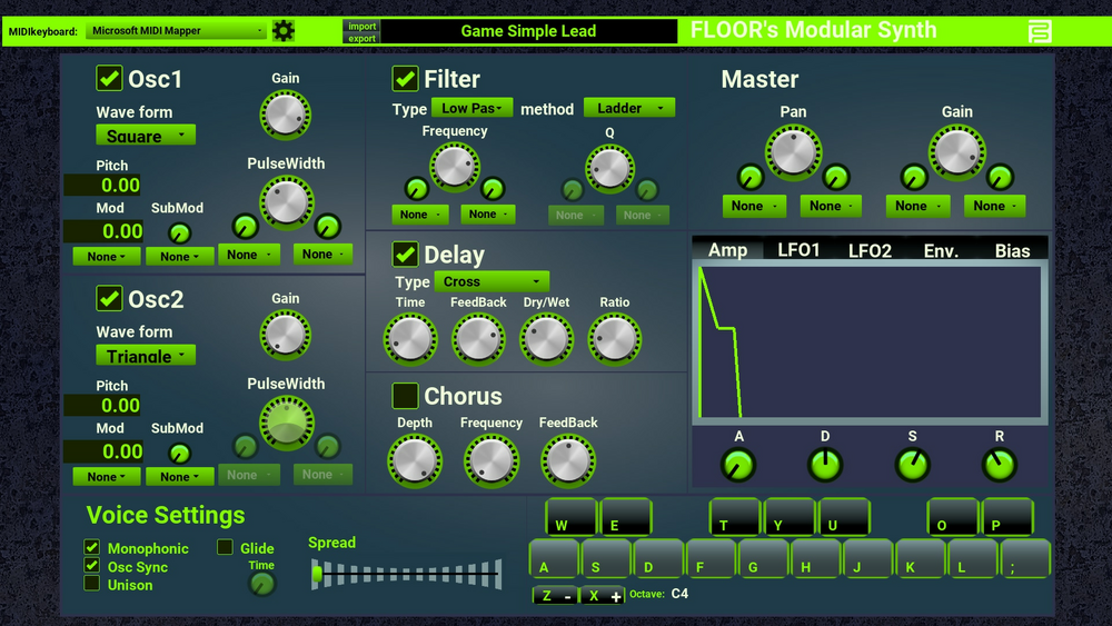 Modular Synth UI Pro by Floor 