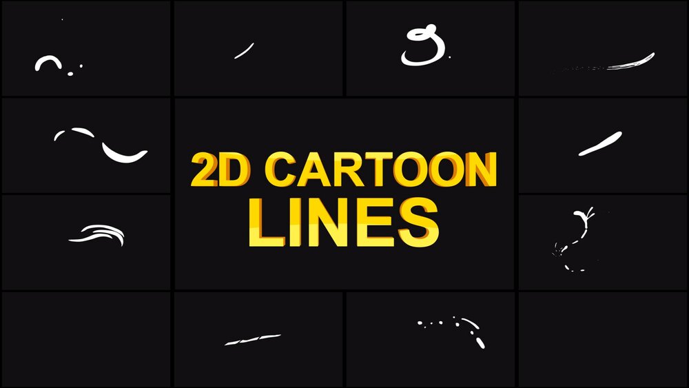 2D Cartoon Lines 