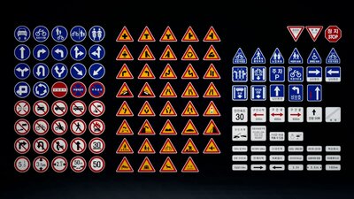 Korea Road Traffic Signs 