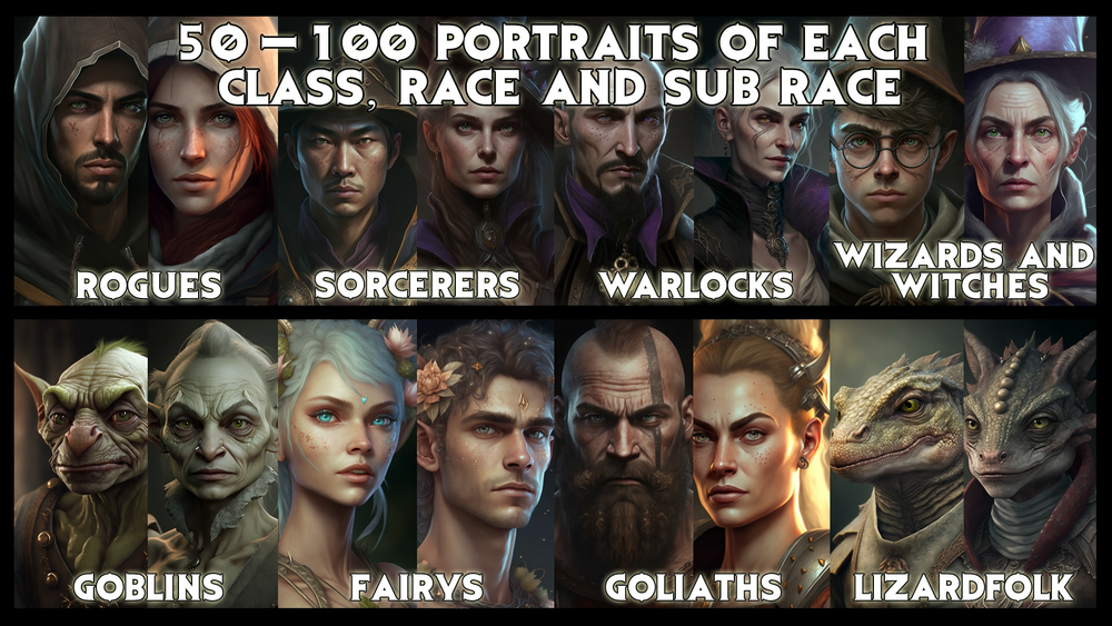 Endless Fantasy & RPG Portrait Collection 