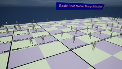 Basic Root Motion Mocap Animations