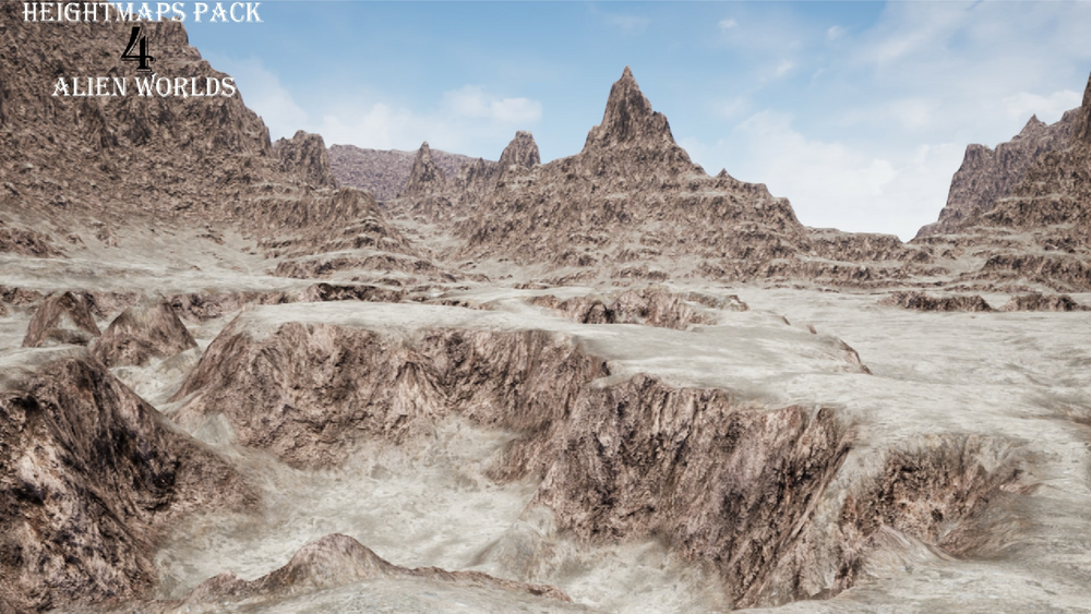 HeightMaps Pack 4 - Alien Worlds 