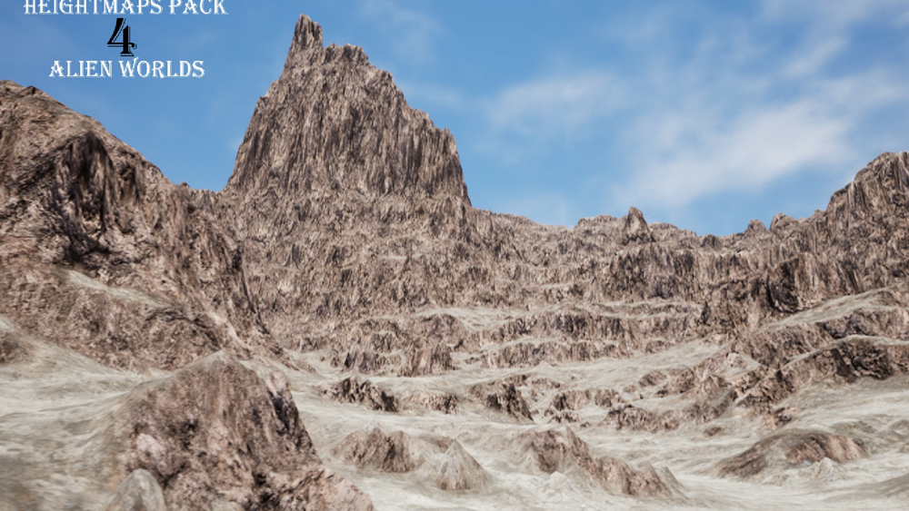 HeightMaps Pack 4 - Alien Worlds 