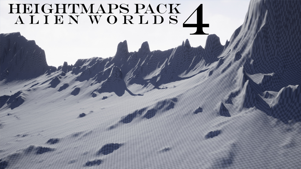 HeightMaps Pack 4 - Alien Worlds 