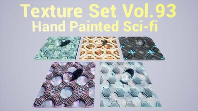 Sci-fi Vol.93 - Stylized Game Textures 