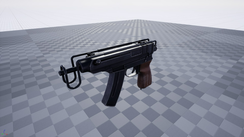 Submachine Gun Scorpion Vz.61 + VFX 