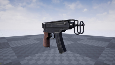 Submachine Gun Scorpion Vz.61 + VFX 