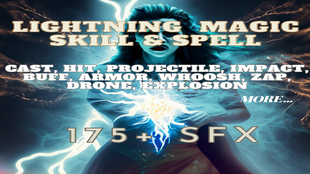 Lightning Magic Skill Spell Sound Pack 