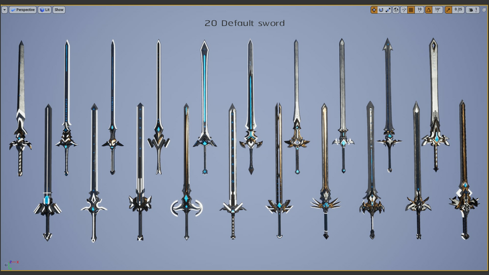 Rune Knight Swords Pack ( 20 Swords ) 