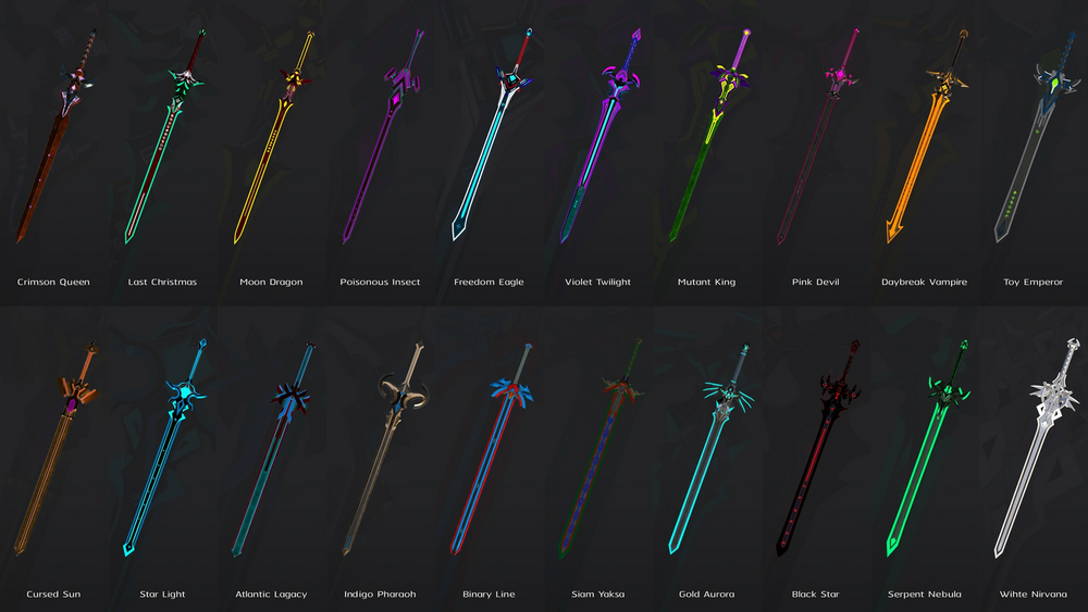 Rune Knight Swords Pack ( 20 Swords ) 