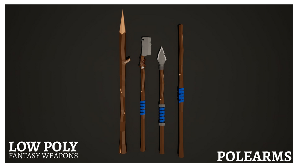 Low Poly Fantasy: Weapons Pack 