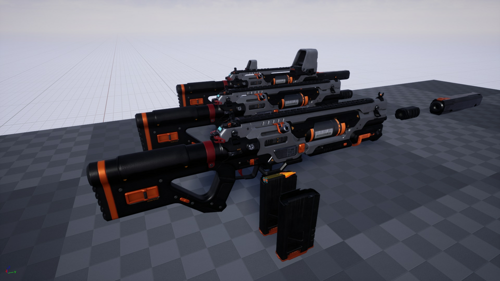 Sci-Fi Assault Rifle 