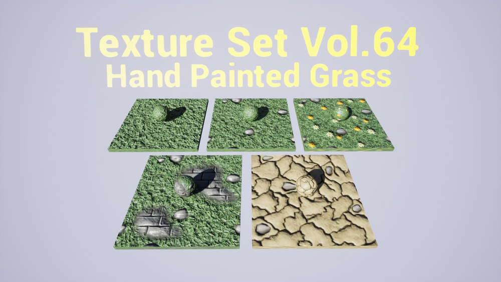 Grass Vol.64 - Hand Painted Textures 