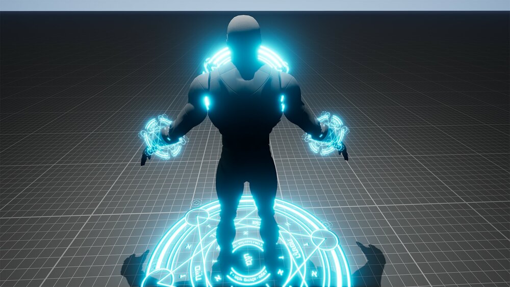 Stylized Wizard Skill Set (Niagara Vfx) 