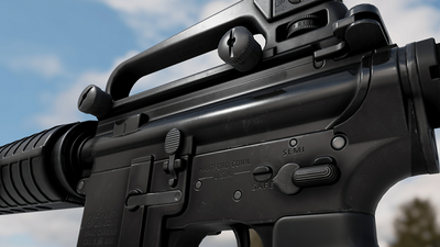 Animated FPS M4A1 Assault Rifle Pack 