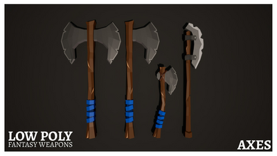 Low Poly Fantasy: Weapons Pack 