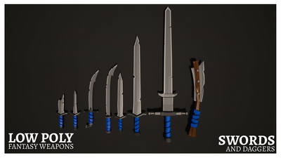 Low Poly Fantasy: Weapons Pack 