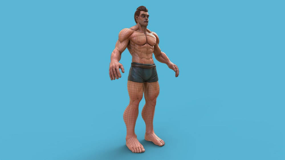 Heavy Stylized Male 