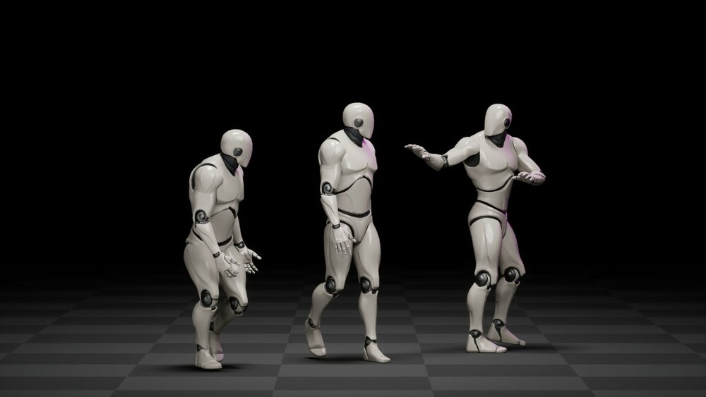 Talk while walking or standing animations 