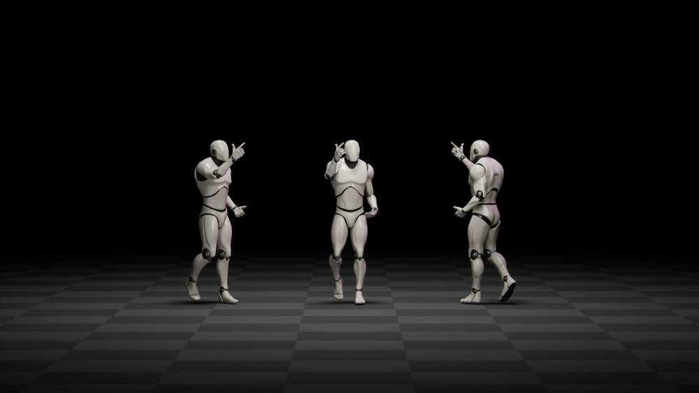 Talk while walking or standing animations 