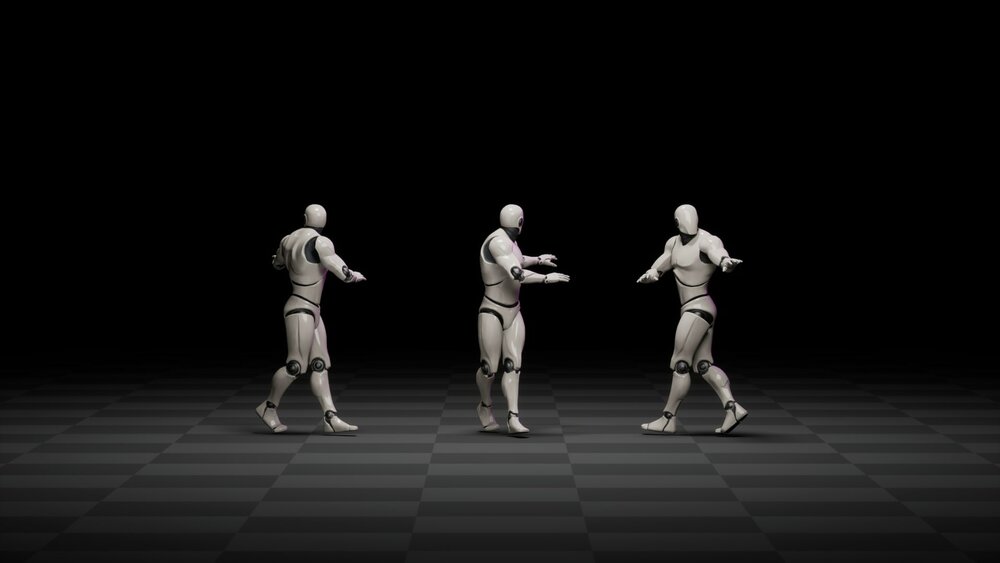 Talk while walking or standing animations 