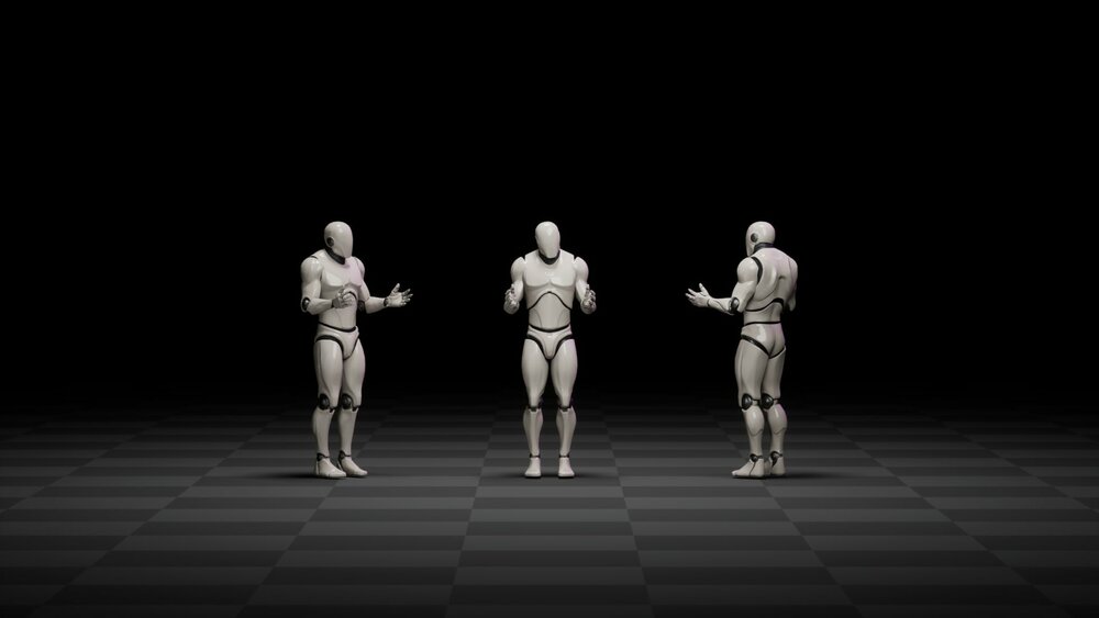 Talk while walking or standing animations 