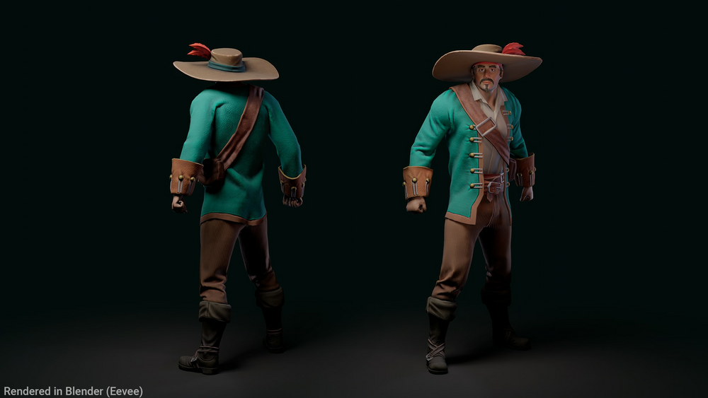 Stylized Pirate 2 