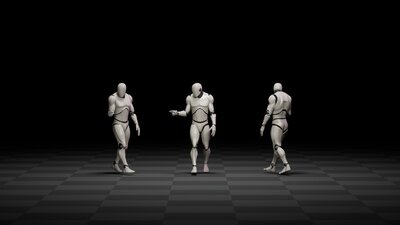 Talk while walking or standing animations 