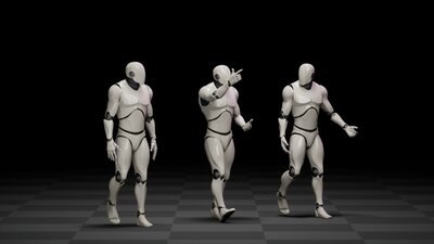 Talk while walking or standing animations 