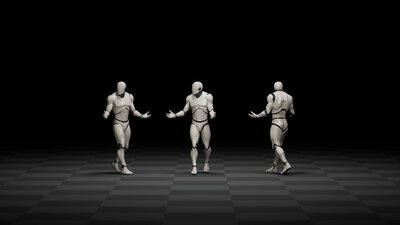 Talk while walking or standing animations 