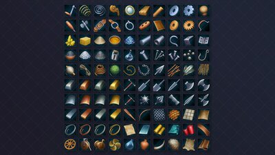 Crafting Material And Component Icons 