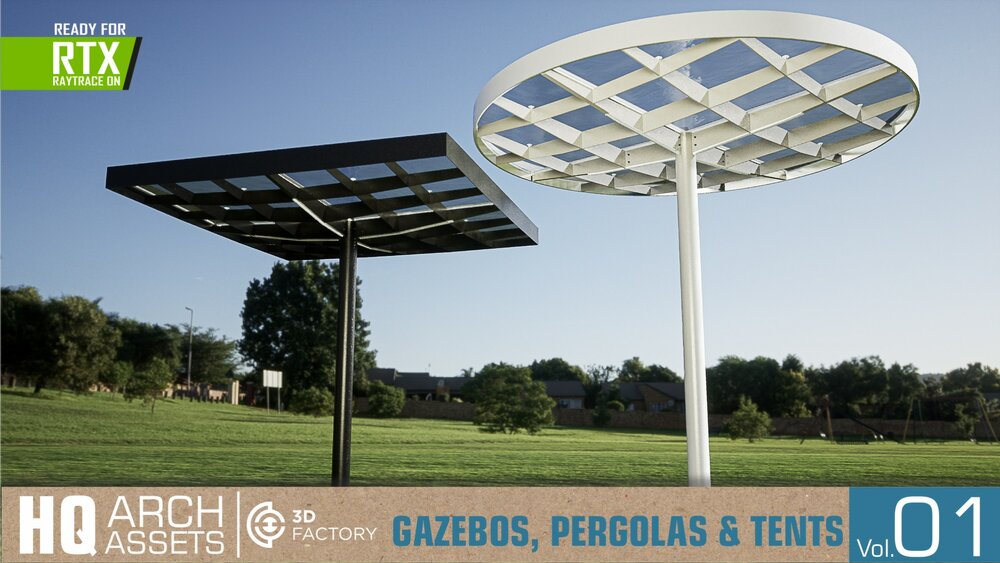 HQ Gazebos, Pergolas & Tents Vol. 1 