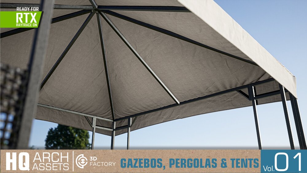 HQ Gazebos, Pergolas & Tents Vol. 1 