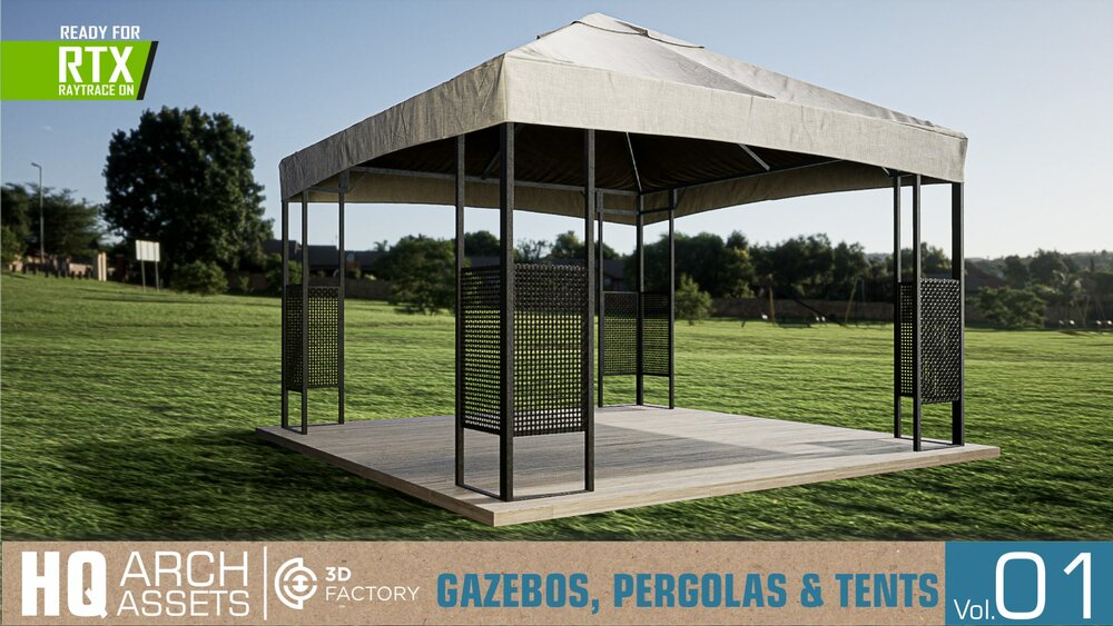 HQ Gazebos, Pergolas & Tents Vol. 1 