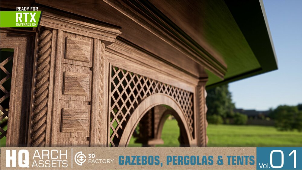 HQ Gazebos, Pergolas & Tents Vol. 1 