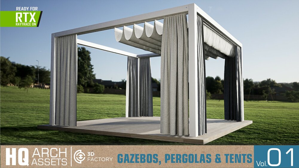 HQ Gazebos, Pergolas & Tents Vol. 1 