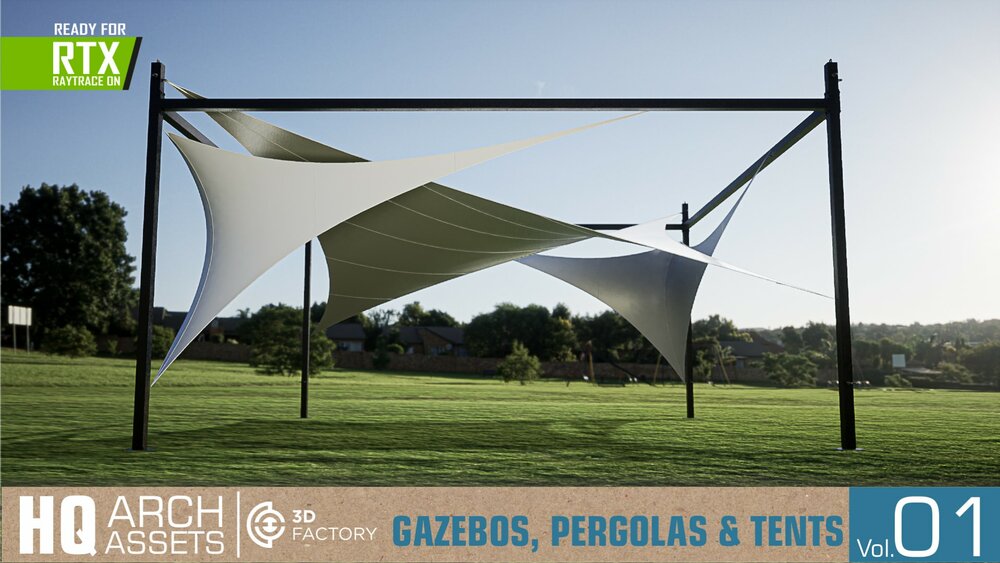 HQ Gazebos, Pergolas & Tents Vol. 1 