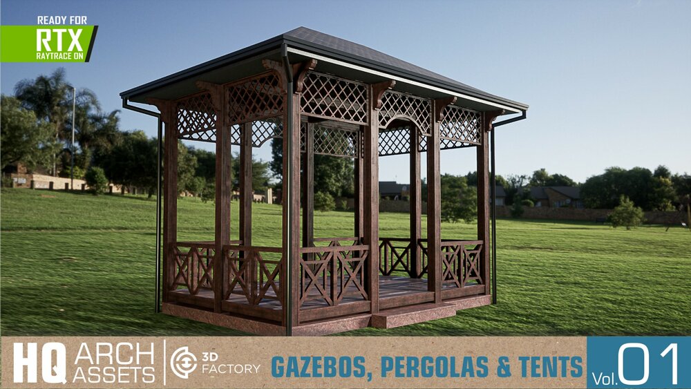 HQ Gazebos, Pergolas & Tents Vol. 1 