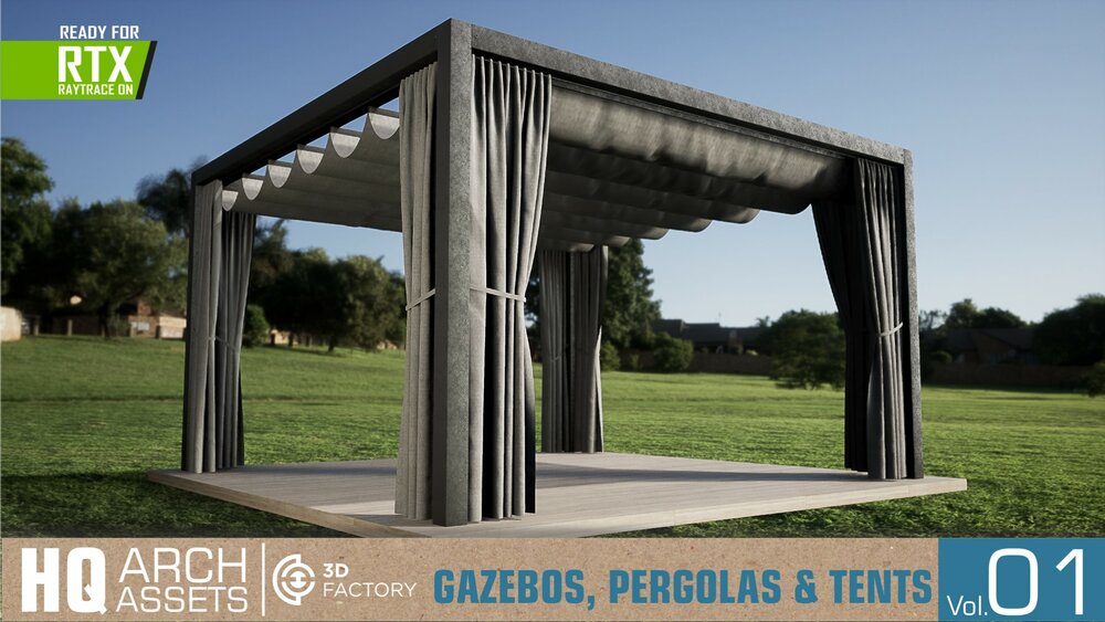 HQ Gazebos, Pergolas & Tents Vol. 1 